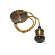 Starožitný luster, 1xE27, 100 cm, kov, bronz Vintage lustre Predvolený názov Alessandro Design
