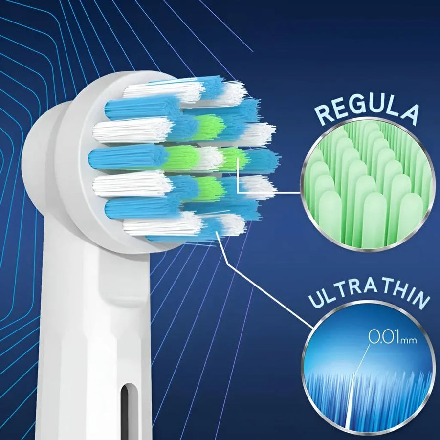 Rezerve periuta de dinti TB-20, compatibil cu Oral-B, Cross Action, 4 buc Ingrijire Personala Default Title Alessandro Design