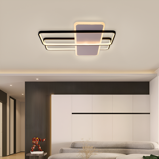 Lustra LED cu telecomanda ARIANNA 75W, 3 Elemente, lumina Rece/Calda/Neutra, Dimabila, Negru Lustre LED cu Telecomanda Default Title Alessandro Design