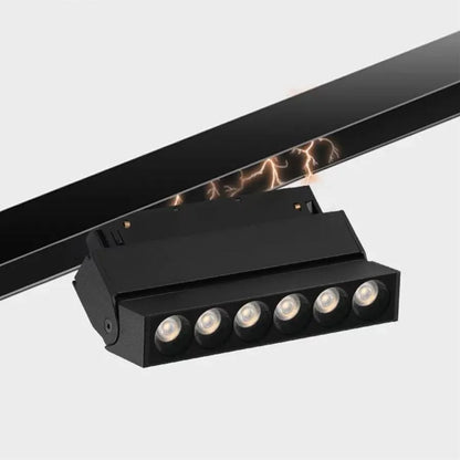 Grila LED Magnetica, Reglabila, 6W, Lumina Neutra, Incastrata, Negru Produse LED Default Title Alessandro Design