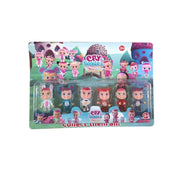 Jucarie tip Set 6 Bebelusi Costumati in Animalute, 6 Piese, Multicolor, Plastic Default Title Alessandro Design