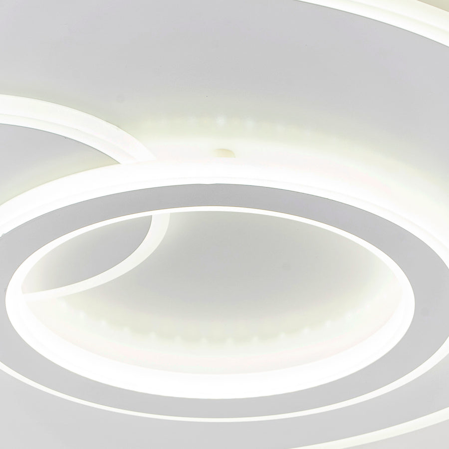 Lustra LED cu telecomanda NOLUX 34W, Rotunda, lumina Rece/Calda/Neutra, Dimabila, Alb Lustre LED cu Telecomanda Default Title Alessandro Design