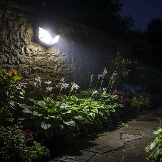 Lampa Solara cu Senzor de Miscare, 100 LED-uri, IP.65, Negru Aplice de Exterior Default Title Alessandro Design