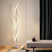 Lampadar LED Upsilon, 48W, lumina Rece/Calda/Neutra, Metal si Acril, Alb Veioze & Lampadare Default Title Alessandro Design