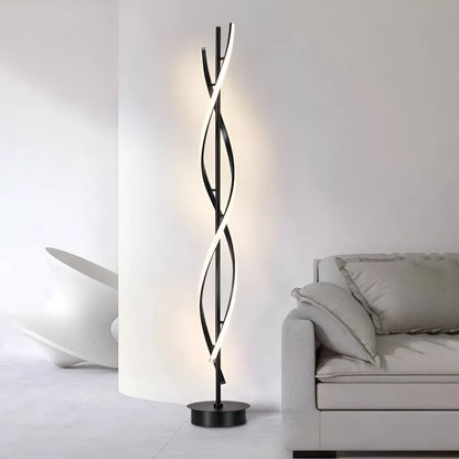 Lampadar LED Upsilon, 27W, 3000K/ 4000K/ 6000K, Metal si Acril, Negru Veioze & Lampadare Default Title Alessandro Design