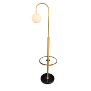 Lampadar Rodney 1x E27 Alb Auriu Veioze & Lampadare Default Title Alessandro Design