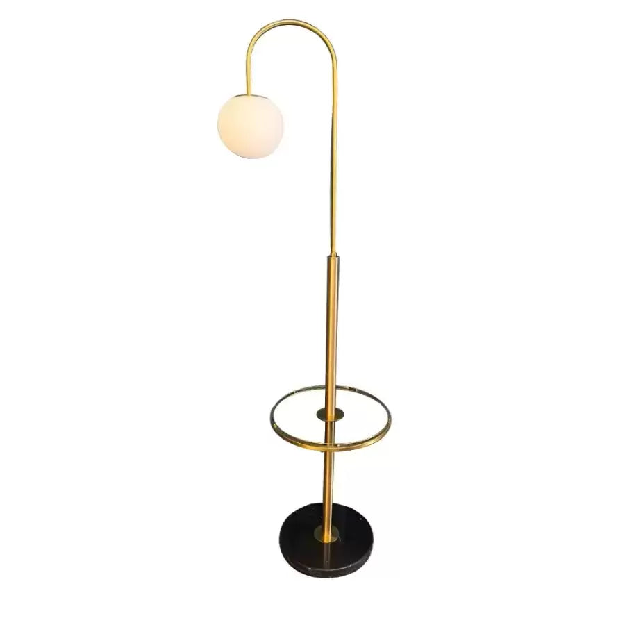 Lampadar Rodney 1x E27 Alb Auriu Veioze & Lampadare Default Title Alessandro Design