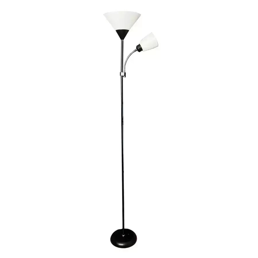 Lampadar Rory 2x E27 Alb Negru Veioze & Lampadare Default Title Alessandro Design