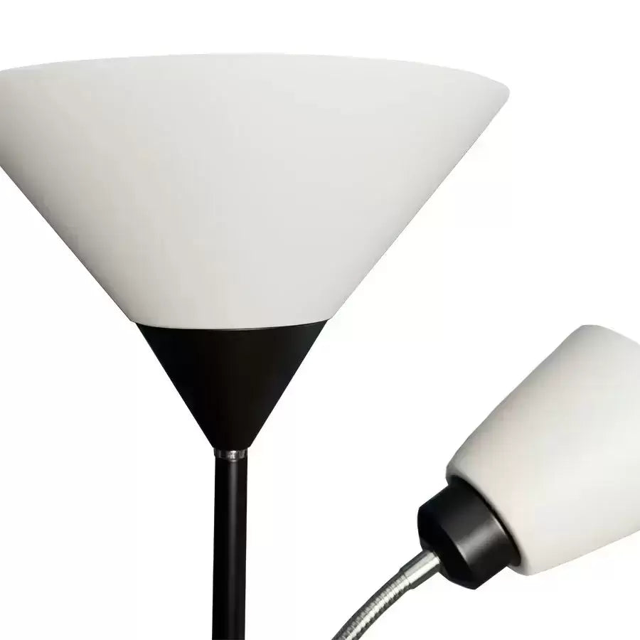 Lampadar Rory 2x E27 Alb Negru Veioze & Lampadare Default Title Alessandro Design