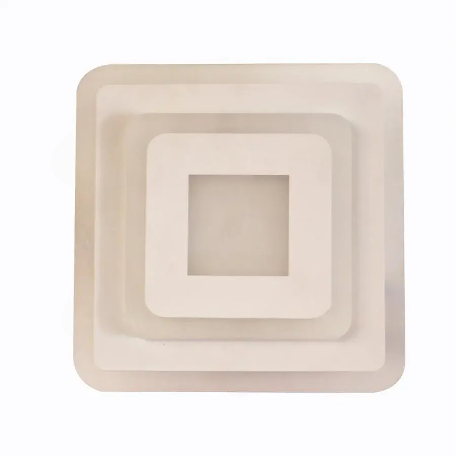 LED luster MORNIKA 14W, priemer 25cm, štvorcový, neutrálne svetlo, biely LED luster Predvolený názov Alessandro Design