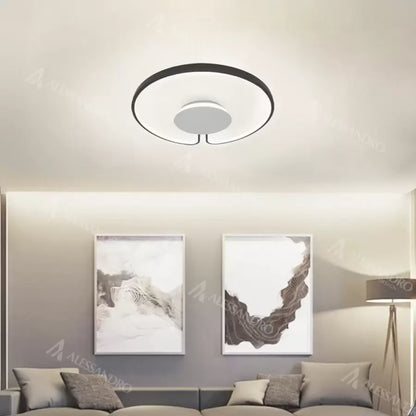 Lustra LED ADARA 90W, Rotunda, lumina Neutra, 4000K, Negru Lustre LED Aplicate Default Title Alessandro Design