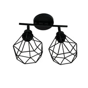 Lustra Aerope, 2x E27, Metal, Negru Lustre Industrial Default Title Alessandro Design