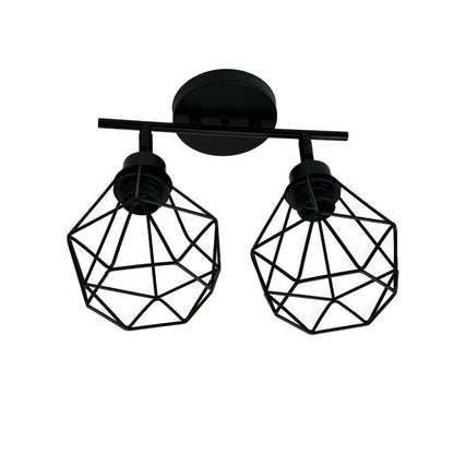 Lustra Aerope, 2x E27, Metal, Negru Lustre Industrial Default Title Alessandro Design
