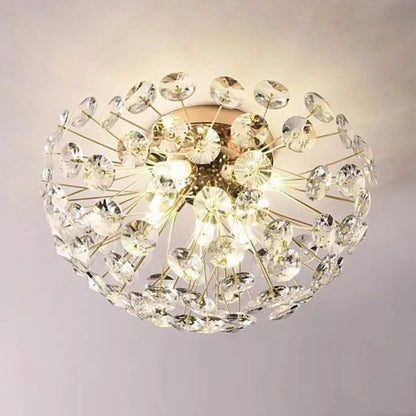 Candelabru Cristal MINUE, 4x G9, Diametru 35cm, Auriu Lucios Candelabre Cristal Default Title Alessandro Design