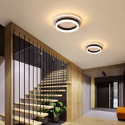 Lustra LED SOLENA ROTONDA 13W, Diametru 25cm, lumina Rece/Calda/Neutra, Alb Negru Lustre LED Default Title Alessandro Design