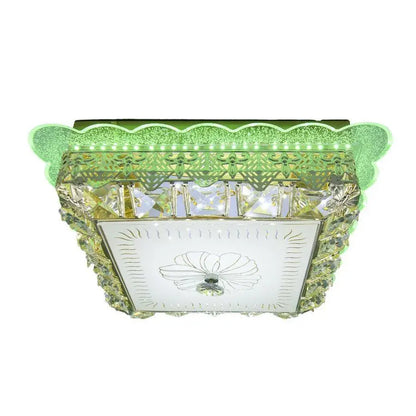 Krištáľový LED luster ANAIDA RGB 20W, 3000K / 4000K / 6000K, Zlaté LED lustre s diaľkovým ovládaním Predvolený názov Alessandro Design