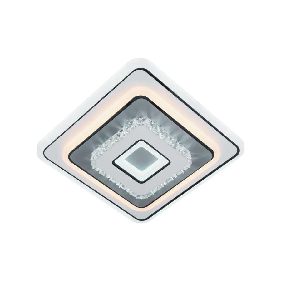 Lustra LED cu cristal ARABELA 40W, lumina Rece/Calda/Neutra, Alb Lustre LED Default Title Alessandro Design
