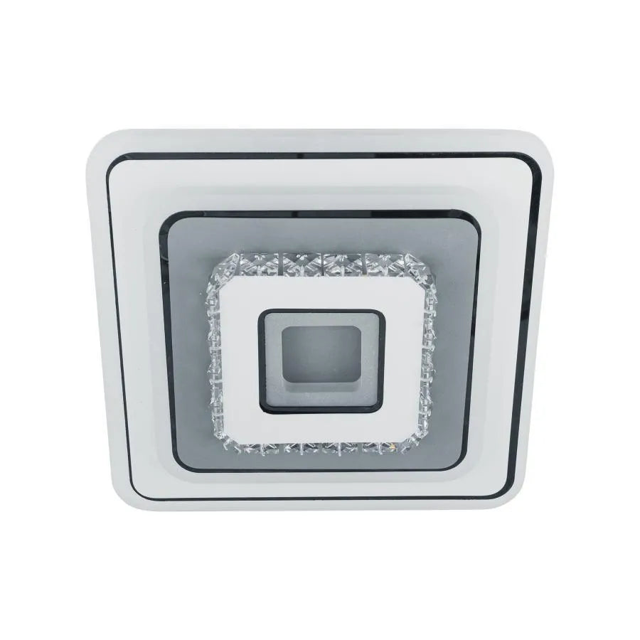 Lustra LED cu cristal ARABELA 40W, lumina Rece/Calda/Neutra, Alb Lustre LED Default Title Alessandro Design