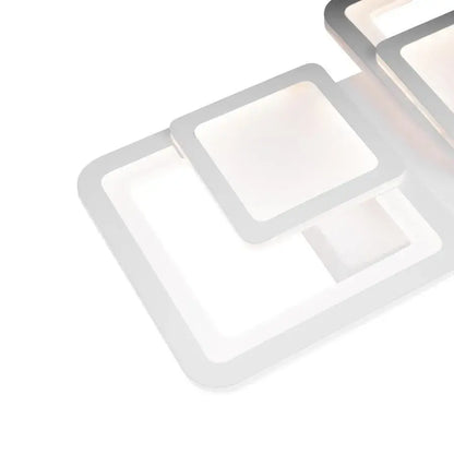 Lustra LED cu telecomanda BALANS 44W, 2 Patrate, lumina Rece/Calda/Neutra, Dimabila, Alb Lustre LED cu Telecomanda Default Title Alessandro Design