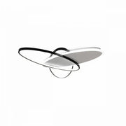 Lustra LED cu telecomanda LIGURIA 77W, 3 Ovale, lumina Rece/Calda/Neutra, Dimabila, Negru Alb Lustre LED cu Telecomanda Default Title Alessandro Design