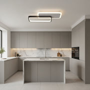 LED luster s diaľkovým ovládaním CAROLINA 50W, 2 Elements, Studené/Teplé/Neutrálne svetlo, Stmievateľné, Čierny