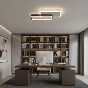 LED luster s diaľkovým ovládaním CAROLINA 50W, 2 Elements, Studené/Teplé/Neutrálne svetlo, Stmievateľné, Čierny