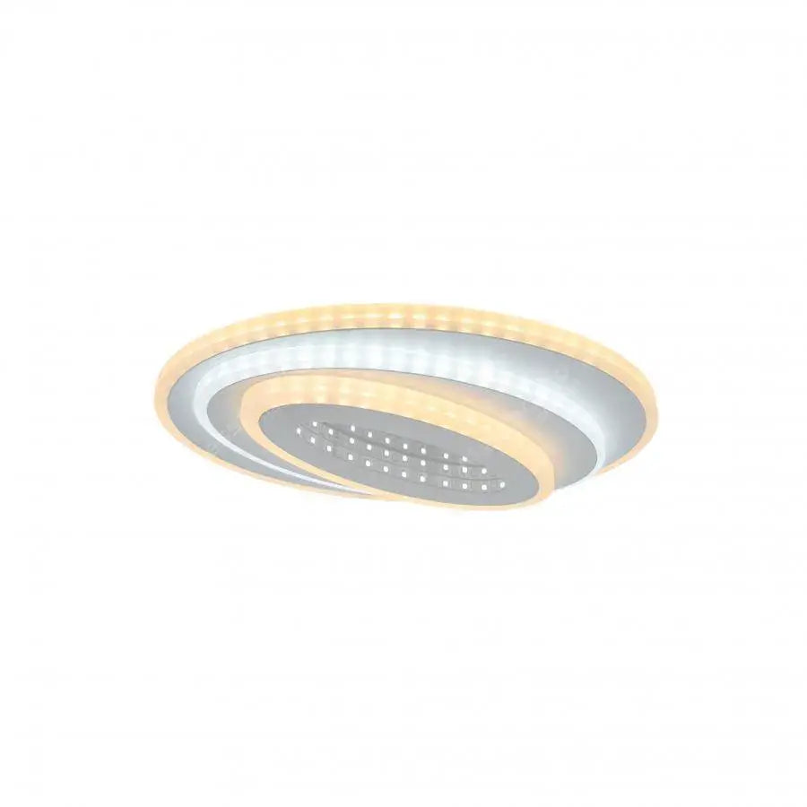 LED luster NEXA 3D 36W, oválny, studené/teplé/neutrálne svetlo, biely