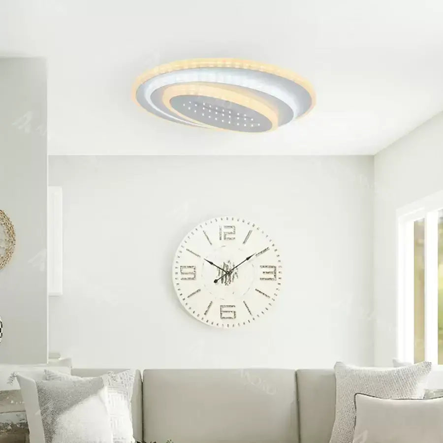 LED luster NEXA 3D 36W, oválny, studené/teplé/neutrálne svetlo, biely