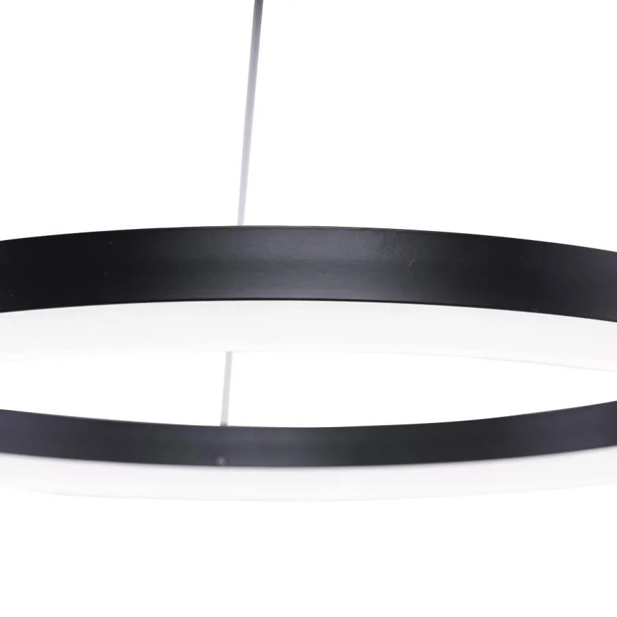 Lustra LED suspendata cu telecomanda ANINA 34W, 1 Cerc, lumina Rece/Calda/Neutra, Dimabila, Negru, Inaltime Reglabila Lustre LED cu Telecomanda Default Title Alessandro Design