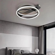Lustra LED cu telecomanda CERELIS 90W, lumina Rece/Calda/Neutra, Dimabila, Negru Lustre LED cu Telecomanda Default Title Alessandro Design