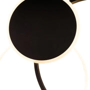 Lustra LED cu telecomanda KILLIAN 46W, 3 Cercuri, lumina Rece/Calda/Neutra, Dimabila, Negru Lustre LED cu Telecomanda Default Title Alessandro Design