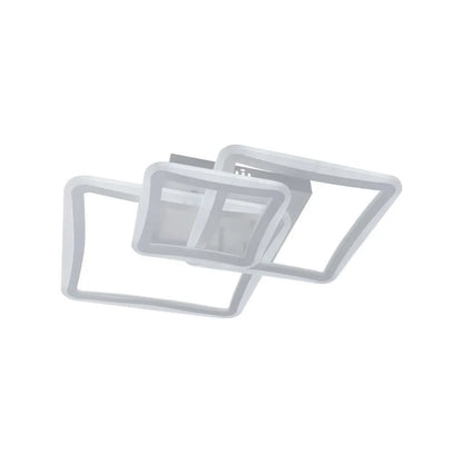 LED luster s diaľkovým ovládaním FARYDA 120W, 3 štvorce, studené/teplé/neutrálne svetlo, stmievateľné, biela