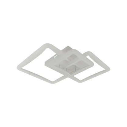 LED luster s diaľkovým ovládaním FARYDA 120W, 3 štvorce, studené/teplé/neutrálne svetlo, stmievateľné, biela