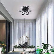 Lustra LED VERTEX HELIX, 65W, lumina Rece/Calda/Neutra, Negru Lustre LED Default Title Alessandro Design