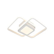 DUOFORM LED luster 21W, 3 štvorce, studené/teplé/neutrálne svetlo, biele Aplikované LED lustre Predvolený názov Alessandro Design