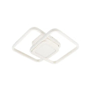 DUOFORM LED luster 21W, 3 štvorce, studené/teplé/neutrálne svetlo, biele Aplikované LED lustre Predvolený názov Alessandro Design