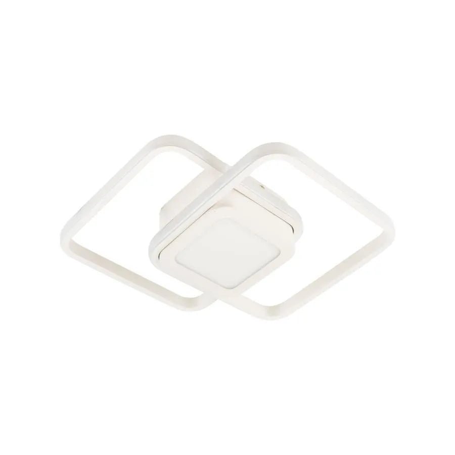 DUOFORM LED luster 21W, 3 štvorce, studené/teplé/neutrálne svetlo, biele Aplikované LED lustre Predvolený názov Alessandro Design