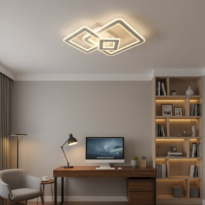 Lustra LED Horetensia cu Telecomanda, 116W, Dimabil, Lumina Calda/ Neutra/ Rece, Alb Lustre LED cu Telecomanda Default Title Alessandro Design