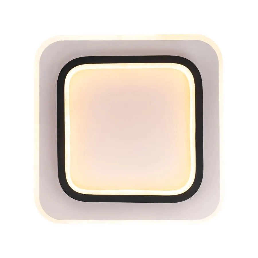 LED luster KHAI 20W, studené/teplé/neutrálne svetlo, čiernobiely