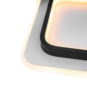 LED luster KHAI 20W, studené/teplé/neutrálne svetlo, čiernobiely