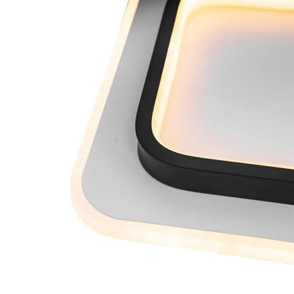 LED luster KHAI 20W, studené/teplé/neutrálne svetlo, čiernobiely
