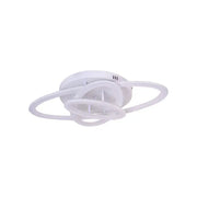 Lustra LED cu telecomanda TIANA 78W, 3 Elipse, lumina Rece/Calda/Neutra, Dimabila, Alb Lustre LED cu Telecomanda Default Title Alessandro Design