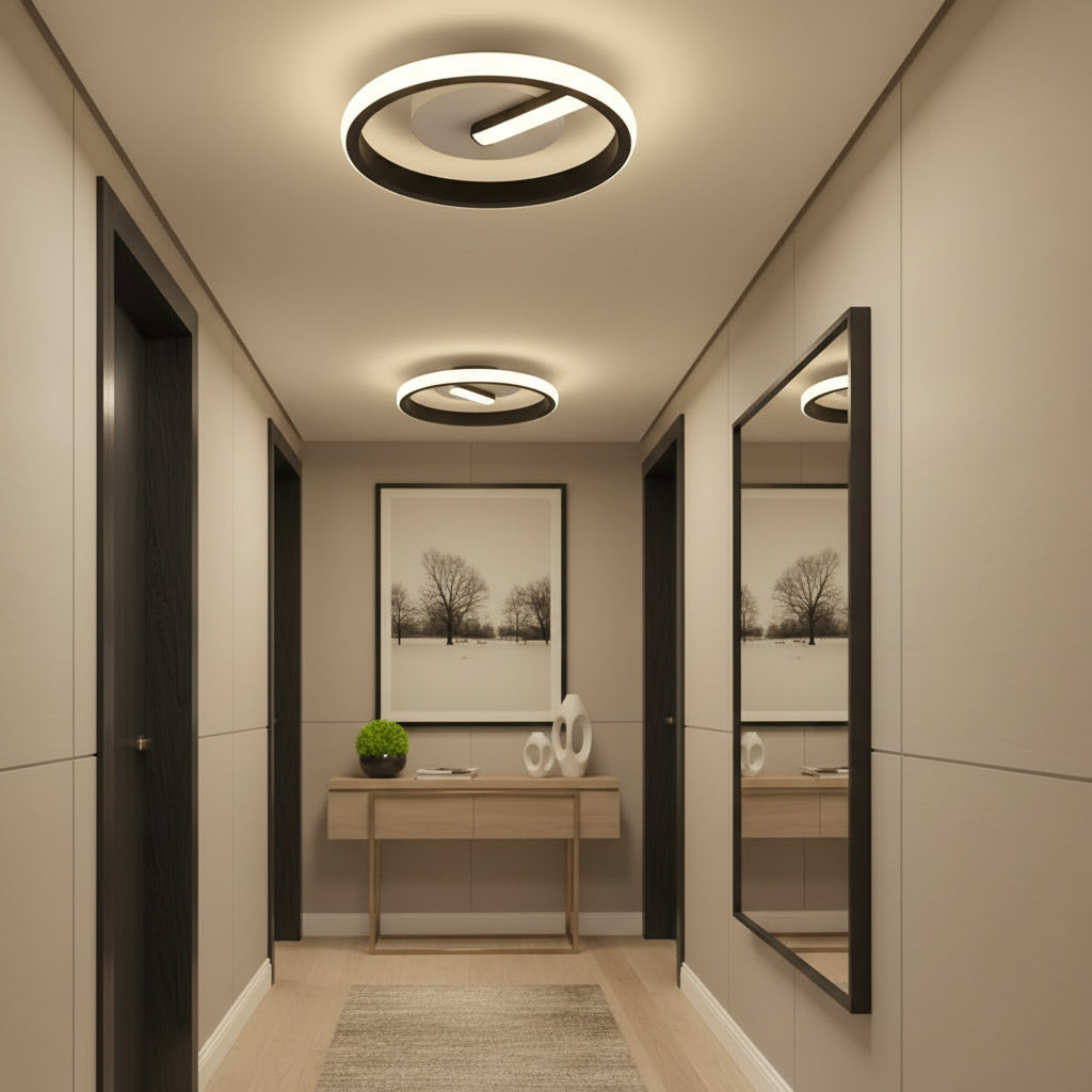 Lustra LED VICTORIA 19W, Rotunda, lumina Rece/Calda/Neutra, Negru, Alb Lustre LED Aplicate Default Title Alessandro Design