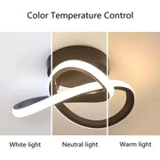Lustra LED VERTEX Flow 24W, Diametru 25cm, lumina Rece/Calda/Neutra, Negru Lustre LED Aplicate Default Title Alessandro Design