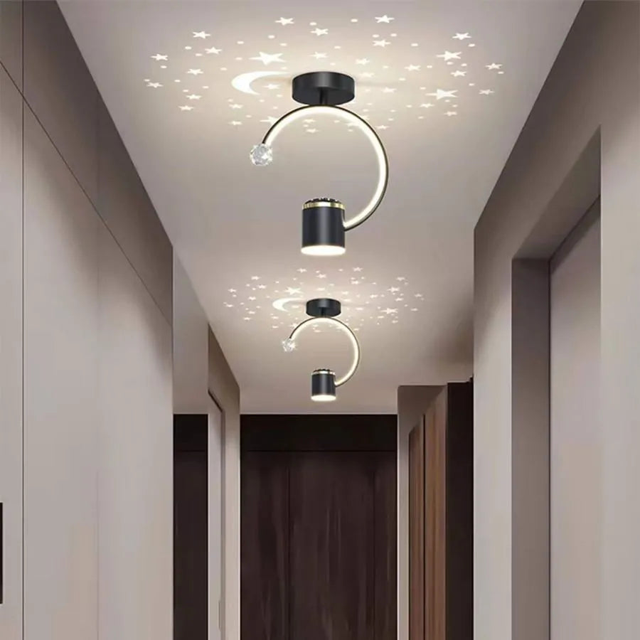 Lustra LED KENYA 34W, lumina Rece/Calda/Neutra, Negru Lustra LED Default Title Alessandro Design