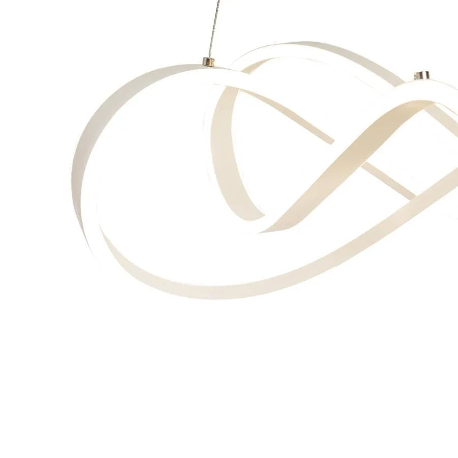 Lustra LED suspendata cu telecomanda INFINITY HALO 69W, lumina Rece/Calda/Neutra, Dimabila, Alb, Inaltime Reglabila Lustre LED cu Telecomanda Default Title Alessandro Design