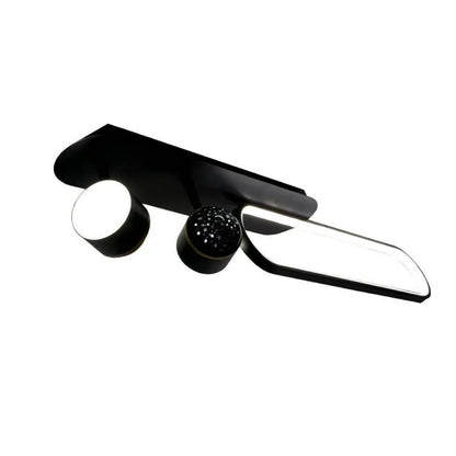Lustra LED MEISSUN 44W, Liniara, lumina Rece/Calda/Neutra, Negru Lustra LED Default Title Alessandro Design