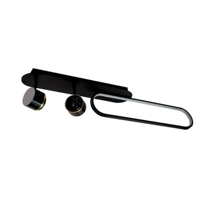 Lustra LED MEISSUN 44W, Liniara, lumina Rece/Calda/Neutra, Negru Lustra LED Default Title Alessandro Design