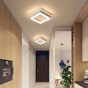 MODERNÝ LED luster 26W, veľkosť 19,5x19,5, štvorcový, studené/teplé/neutrálne svetlo, biely LED luster Predvolený názov Alessandro Design