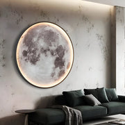 Aplica LED Decorativa Luna 54W Diametru 80CM Lumina Calda Neutra Rece 3000/4000/6000K Lustre LED cu Telecomanda Default Title Alessandro Design
